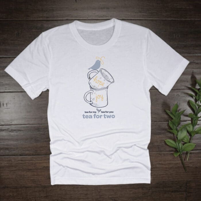 Tea for Two! Unisex Short Sleeve Tee (3 color options) - Image 5