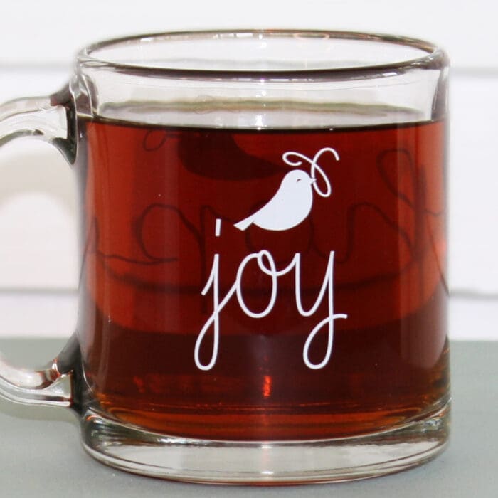 Bluebird Refuge Hope and Joy mug 1