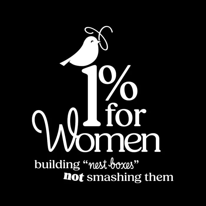 1% for Women Tee (2 color options) - Image 3