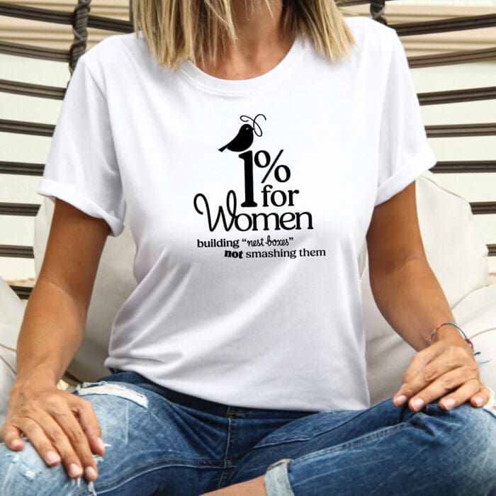 1% for Women Tee (2 color options)